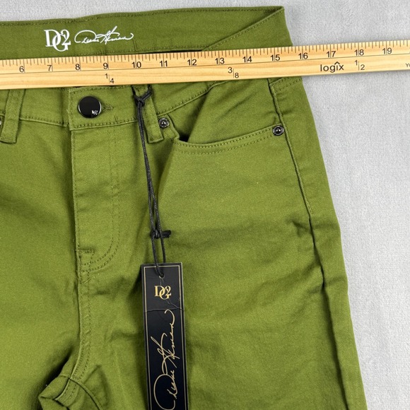 DG2 by Diane Gilman Virtual Stretch Women's Olive Green Bootcut Pants Size 12P‎ - Picture 6 of 15